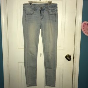 Light wash jeans